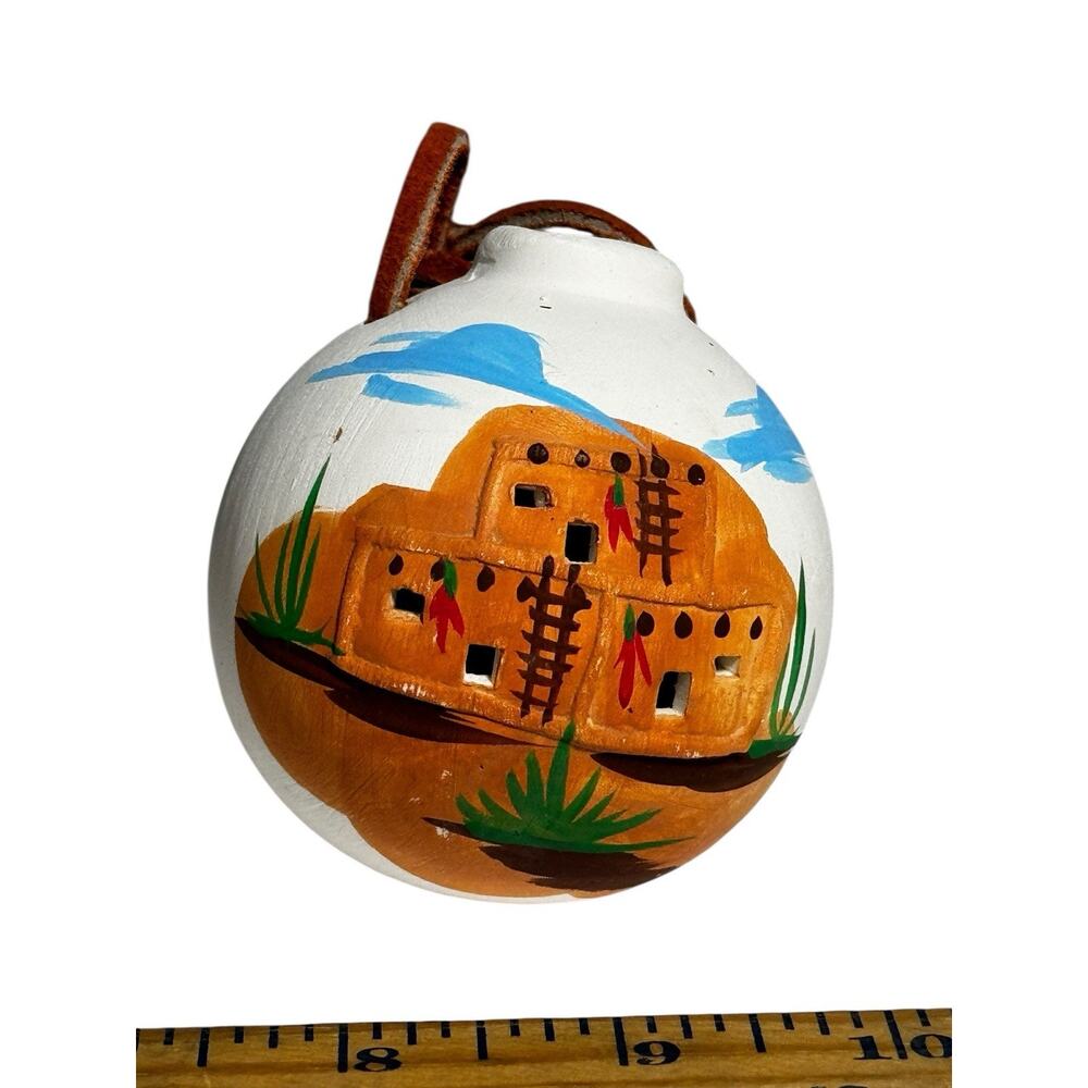 Hanging Art Pottery Desert Homes Native American Pueblos Ornament Home Decor